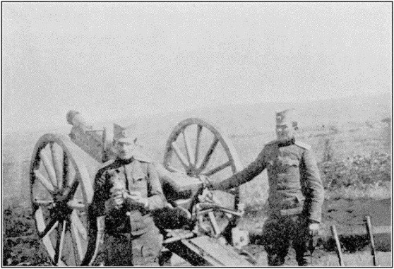 preradjeni protivavionski topovi na polozaju na Metinom brdu