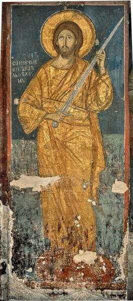 Једина фреска на свету у којој Христос држи мач, налази се у Србији