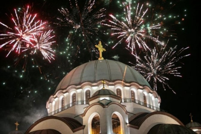 Нова година по јулијанском календару: Литургија и молебан у Храму Светог Саве