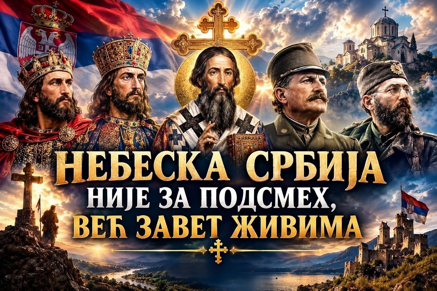 Бојанић: ,,НЕБЕСКА СРБИЈА" НИЈЕ ЗА ПОДСМЕХ, ВЕЋ ЗАВЕТ ЖИВИМА