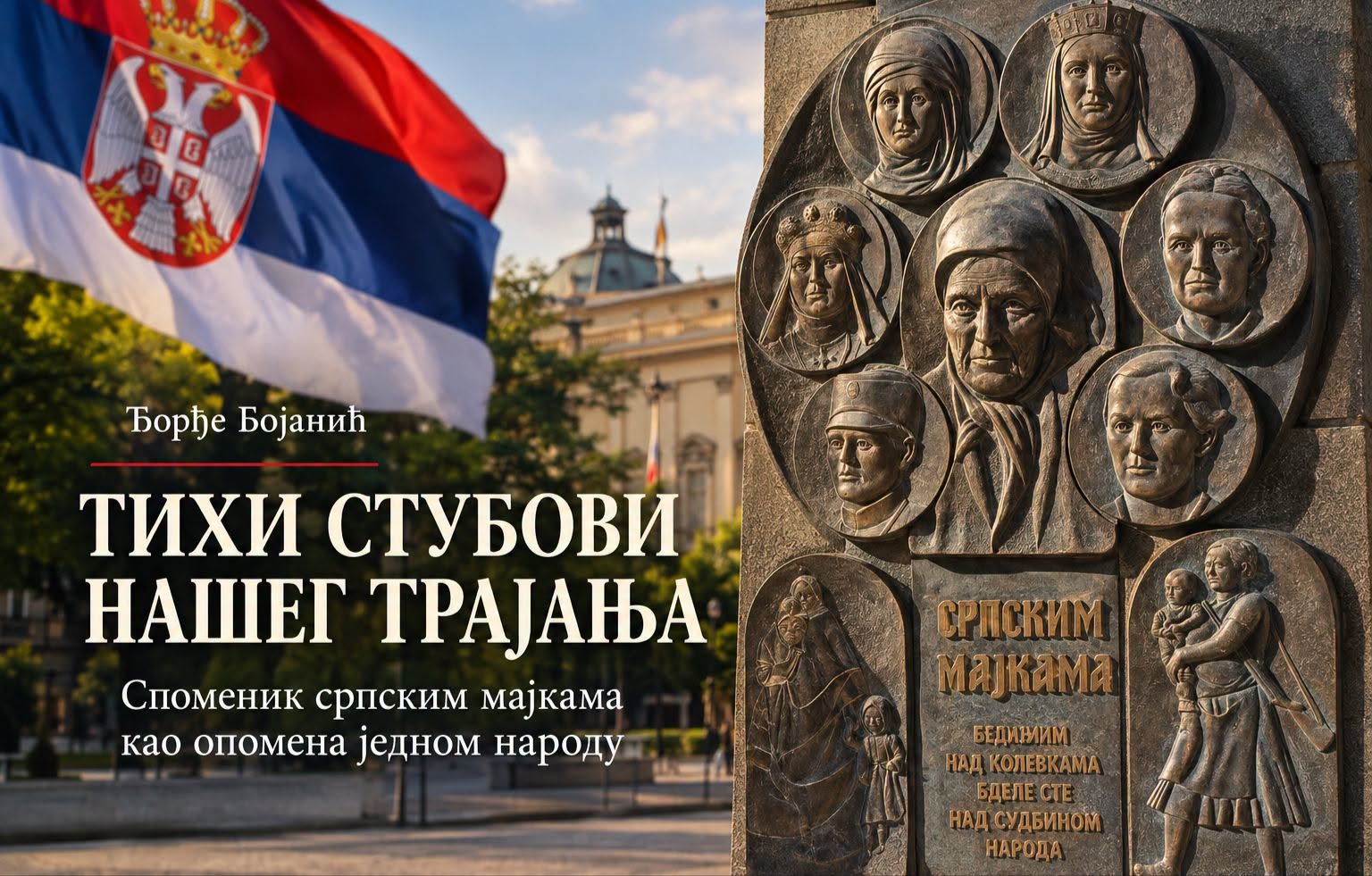 Бојанић: ТИХИ СТУБОВИ НАШЕГ ТРАЈАЊА... МАЈКЕ